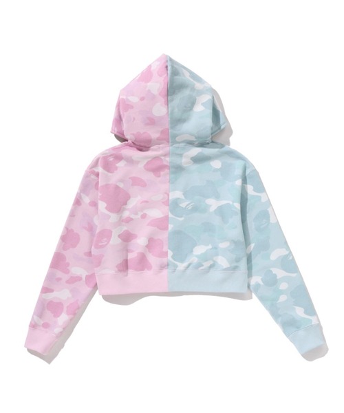 CRYSTAL LOGO PASTEL COLOR CAMO HALF FULL ZIP HOODIE（パーカー）｜A
