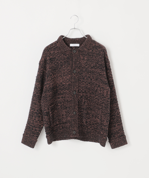 B.C STOCK（ベーセーストック）の「ツイードモール ヘビーカーディガン（カーディガン/ボレロ・メンズ・ネイビー/ブラウン/アイボリー・MEDIUM/LARGE）」の20枚目の写真