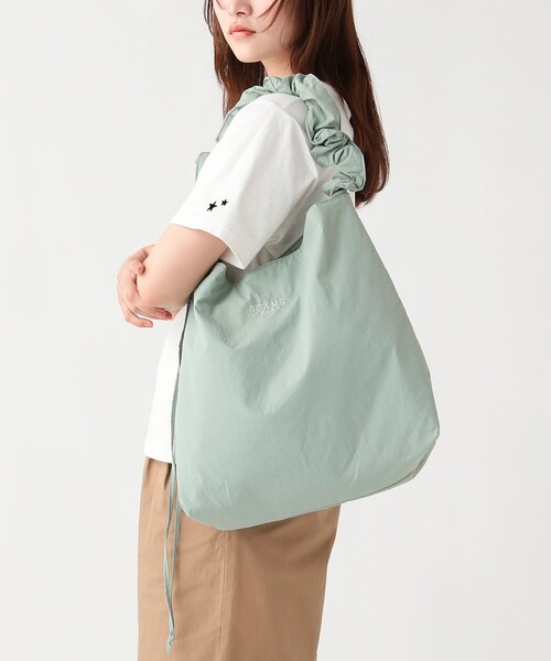 BEAMS HEART(ビームスハート)の「【A4サイズ収納可能】ギャザー ハンドル トートバッグ(トートバッグ・レディース・ブラウン/ミント/ブラック/ホワイト系その他5・ONE SIZE)」の8枚目の写真