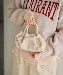 ギャザーハンドルミニショルダーバッグ