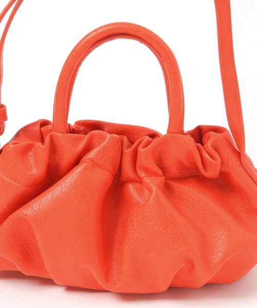 studio CLIP(スタディオクリップ)の「ギャザーハンドルミニショルダーバッグ(ショルダーバッグ・レディース・アイボリー/ブラック/ブラウン/オレンジ・FREE)」の20枚目の写真