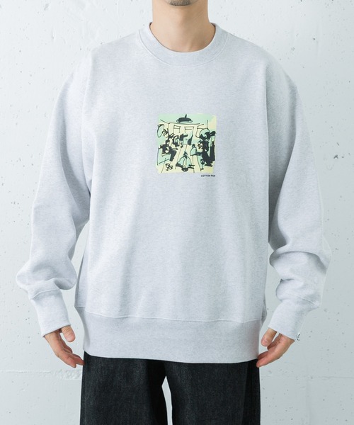 cotton pan(コットンパン)の「COTTON PAN Definitely Maybe(スウェット・メンズ・ブラック/グレー・MEDIUM/SMALL/LARGE)」の3枚目の写真