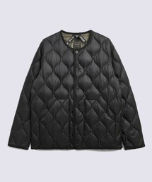 【TAION】ミリタリー クルーネック ダウンジャケット-ソフトシェル / MILITARY CREW NECK DOWN JKT