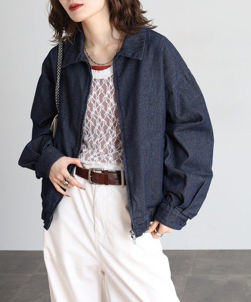 SUGGESTION(サジェッション)の「SUGGESTION ZIPUPブルゾン(ブルゾン・メンズ・ブラック系/ブラウン/ブラック/ブルー・M/L)」の4枚目の写真