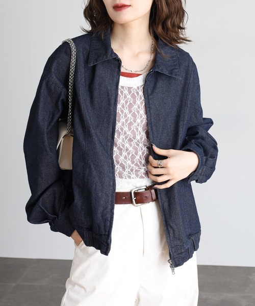 SUGGESTION(サジェッション)の「SUGGESTION ZIPUPブルゾン(ブルゾン・メンズ・ブラック系/ブラウン/ブラック/ブルー・M/L)」の13枚目の写真