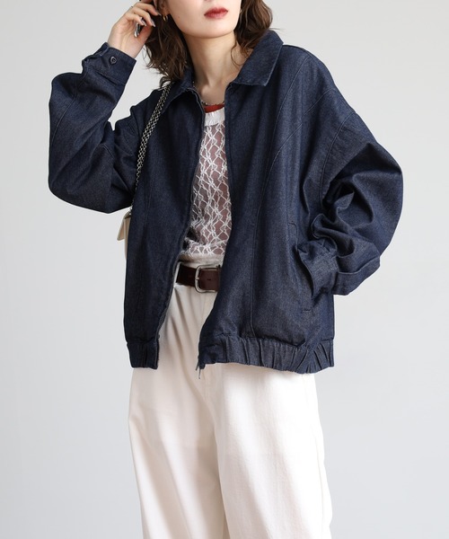 SUGGESTION(サジェッション)の「SUGGESTION ZIPUPブルゾン(ブルゾン・メンズ・ブラック系/ブラウン/ブラック/ブルー・M/L)」の14枚目の写真