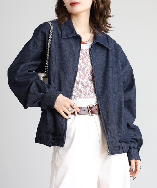 SUGGESTION(サジェッション)の「SUGGESTION ZIPUPブルゾン(ブルゾン・メンズ・ブラック系/ブラウン/ブラック/ブルー・M/L)」の12枚目の写真