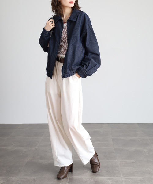 SUGGESTION(サジェッション)の「SUGGESTION ZIPUPブルゾン(ブルゾン・メンズ・ブラック系/ブラウン/ブラック/ブルー・M/L)」の16枚目の写真