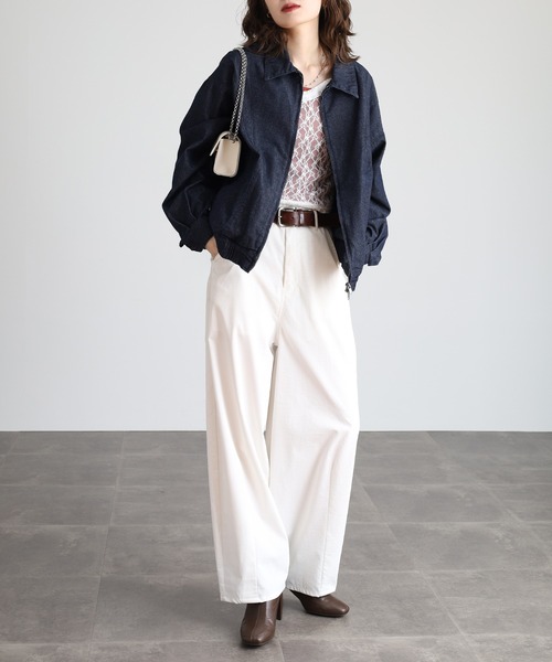 SUGGESTION(サジェッション)の「SUGGESTION ZIPUPブルゾン(ブルゾン・メンズ・ブラック系/ブラウン/ブラック/ブルー・M/L)」の15枚目の写真