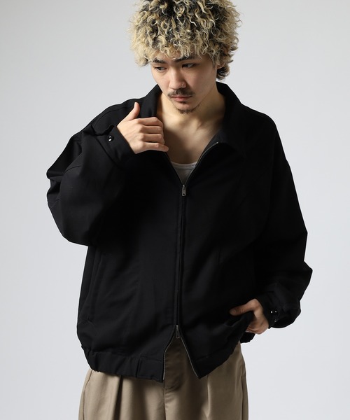 SUGGESTION(サジェッション)の「SUGGESTION ZIPUPブルゾン(ブルゾン・メンズ・ブラック系/ブラウン/ブラック/ブルー・M/L)」の18枚目の写真