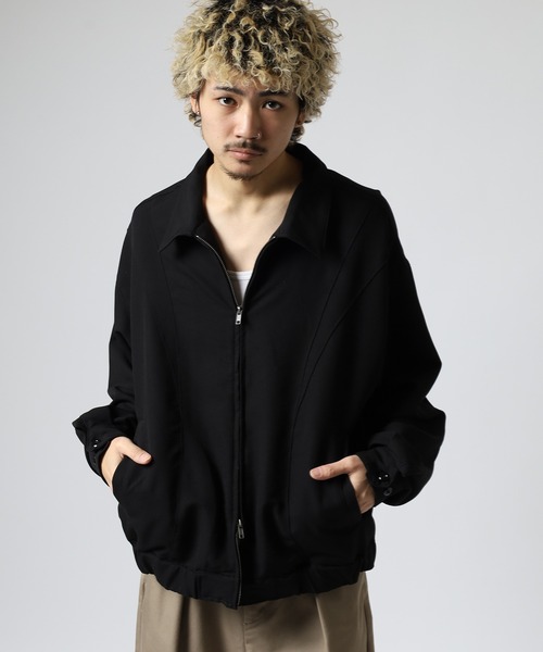 SUGGESTION(サジェッション)の「SUGGESTION ZIPUPブルゾン(ブルゾン・メンズ・ブラック系/ブラウン/ブラック/ブルー・M/L)」の19枚目の写真