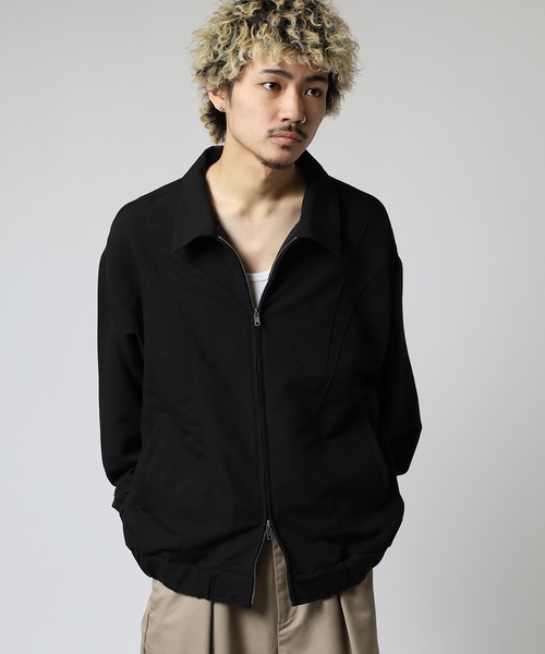 SUGGESTION(サジェッション)の「SUGGESTION ZIPUPブルゾン(ブルゾン・メンズ・ブラック系/ブラウン/ブラック/ブルー・M/L)」の20枚目の写真