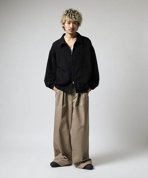 SUGGESTION(サジェッション)の「SUGGESTION ZIPUPブルゾン(ブルゾン・メンズ・ブラック系/ブラウン/ブラック/ブルー・M/L)」の21枚目の写真