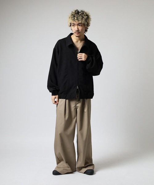 SUGGESTION(サジェッション)の「SUGGESTION ZIPUPブルゾン(ブルゾン・メンズ・ブラック系/ブラウン/ブラック/ブルー・M/L)」の22枚目の写真