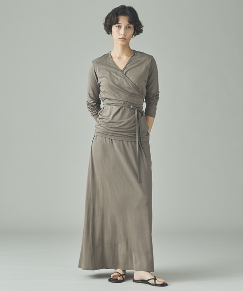 Curensology（カレンソロジー）の「Curensology(カレンソロジー)/ベアテンジクフレアスカート（スカート・レディース・ブラック/モカ・FREE）」の5枚目の写真