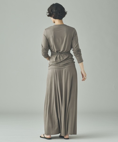 Curensology（カレンソロジー）の「Curensology(カレンソロジー)/ベアテンジクフレアスカート（スカート・レディース・ブラック/モカ・FREE）」の7枚目の写真