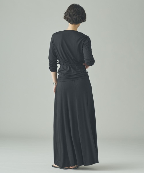 Curensology（カレンソロジー）の「Curensology(カレンソロジー)/ベアテンジクフレアスカート（スカート・レディース・ブラック/モカ・FREE）」の12枚目の写真