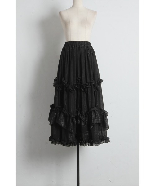 ZOZO限定】重ねフリルティアードスカート（スカート）｜tocco closet