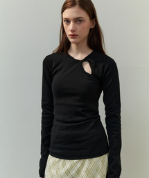 TWIST T-SHIRT - BLACK