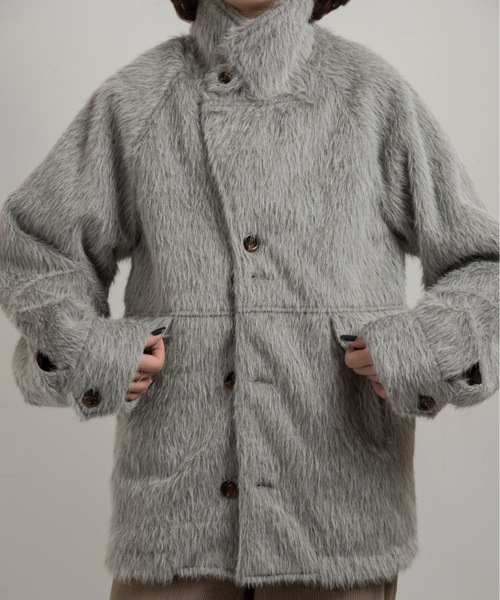 ジャケット・アウター Luan 2WAY SHAGGY COLLAR COAT XS ZOZOTOWN 2way shaggy random button coat / 2wayシャギーランダムボタンコート