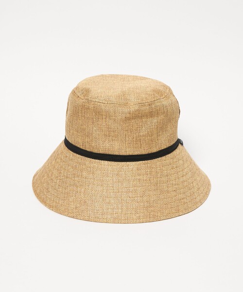 green label relaxing（グリーンレーベルリラクシング）の「【別注】＜コカゲル＞ シートワイド ハット UVカット（ハット・レディース・ナチュラル/モカ/ブラック・L/M）」の11枚目の写真