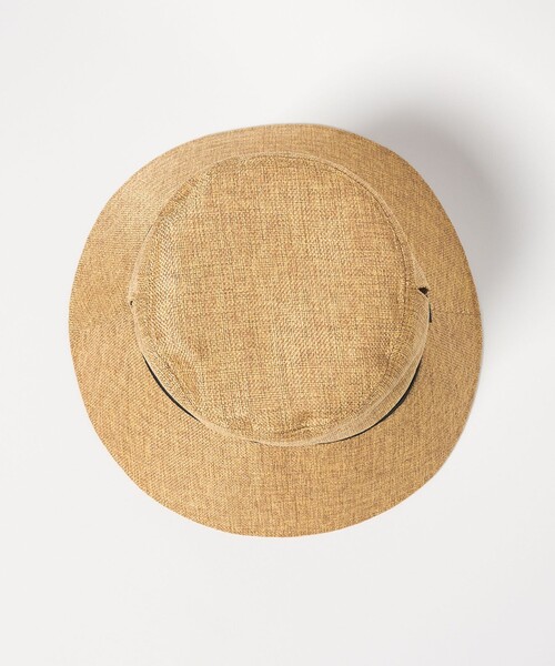 green label relaxing（グリーンレーベルリラクシング）の「【別注】＜コカゲル＞ シートワイド ハット UVカット（ハット・レディース・ナチュラル/モカ/ブラック・L/M）」の12枚目の写真