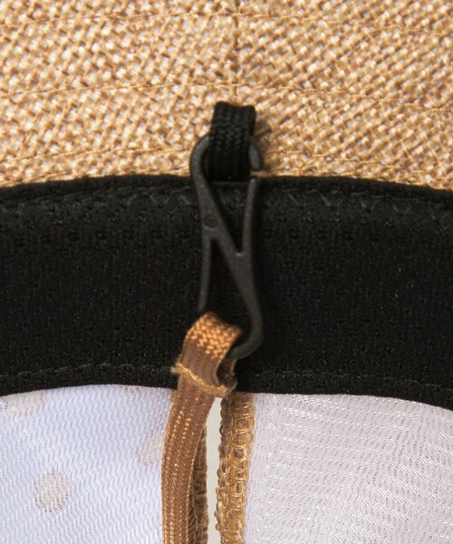 green label relaxing（グリーンレーベルリラクシング）の「【別注】＜コカゲル＞ シートワイド ハット UVカット（ハット・レディース・ナチュラル/モカ/ブラック・L/M）」の18枚目の写真