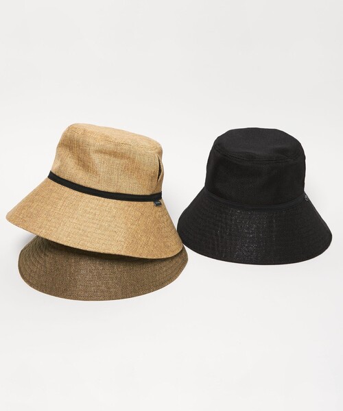 green label relaxing(グリーンレーベルリラクシング)の「【別注】<コカゲル> シートワイド ハット UVカット(ハット・レディース・ナチュラル/モカ/ブラック・L/M)」の8枚目の写真