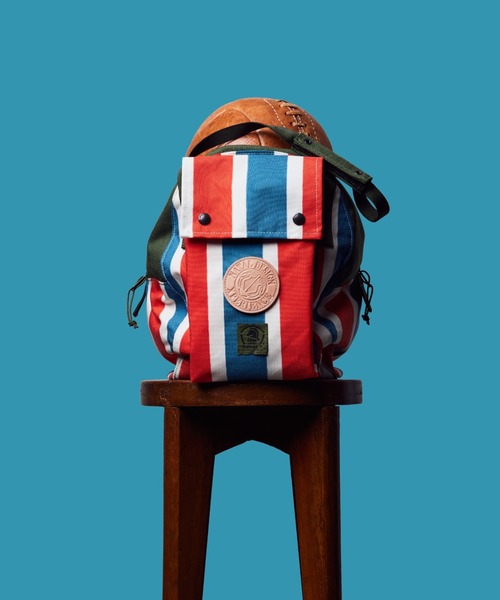 NATAL DESIGN(ネイタルデザイン)の「HELMET BALL BAG(ショルダーバッグ・メンズ・ストライプ/カモフラージュ・FREE)」の2枚目の写真