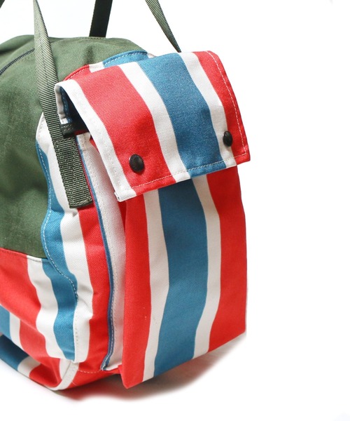 NATAL DESIGN(ネイタルデザイン)の「HELMET BALL BAG(ショルダーバッグ・メンズ・ストライプ/カモフラージュ・FREE)」の4枚目の写真