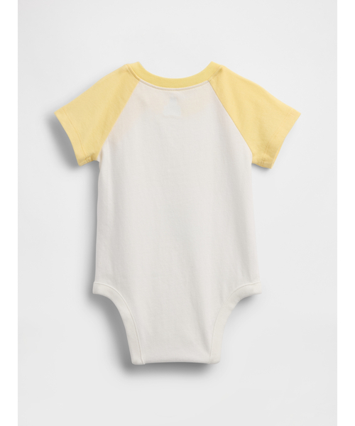 GAP(ギャップ)の「オーガニックコットン GAPロゴ ラグランスリーブ ボディスーツ (ベビー)(ロンパース・キッズ・ピンク/ブルー・50cm/60cm/70cm/80cm/90cm)」の5枚目の写真