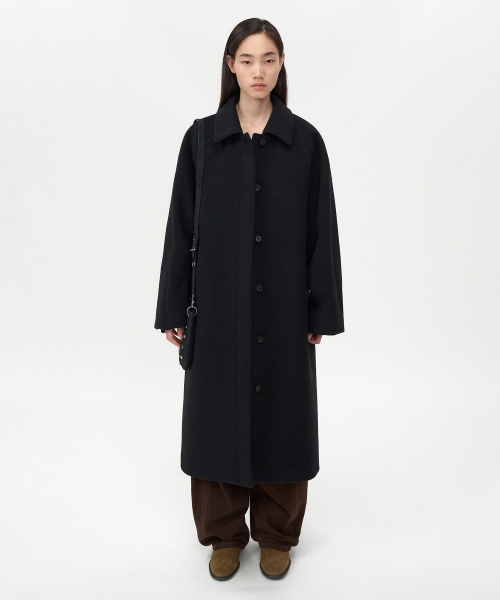 INSILENCE WOMEN(インサイレンスウーマン)の「ヴィンテージクラシックバルマカンコートBLACK(チェスターコート・レディース・その他・S/M/XS)」の8枚目の写真