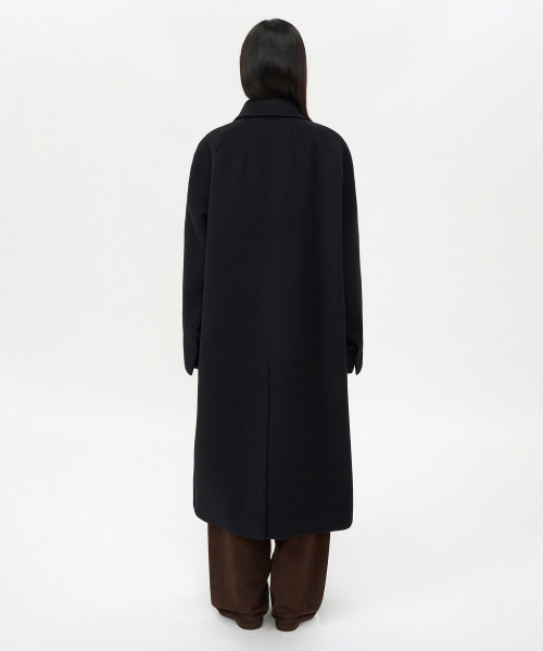INSILENCE WOMEN(インサイレンスウーマン)の「ヴィンテージクラシックバルマカンコートBLACK(チェスターコート・レディース・その他・S/M/XS)」の4枚目の写真