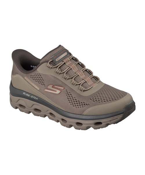 SKECHERS(スケッチャーズ)の「スケッチャーズ スリップインズ:グライドステップ ソール - グローバー ピーク(スニーカー・メンズ・ネイビー/ベージュ/ブラック・27.5cm/25cm/25.5cm/26cm/26.5cm/27cm)」の1枚目の写真