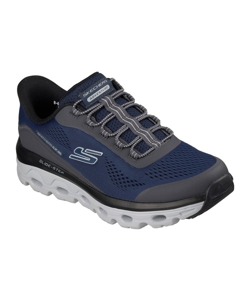 SKECHERS(スケッチャーズ)の「スケッチャーズ スリップインズ:グライドステップ ソール - グローバー ピーク(スニーカー・メンズ・ネイビー/ベージュ/ブラック・27.5cm/25cm/25.5cm/26cm/26.5cm/27cm)」の3枚目の写真