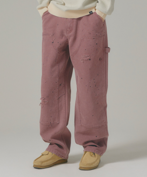 LMCの「WASHED DOUBLE KNEE WORK PANTS dark brown(その他パンツ・レディース・その他・S/M/L)」の1枚目の写真