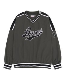 AMESWORLDWIDE | NYLON HOCKEY JERSEY CHARCOAL (AM2ESUM480A)(スウェット)