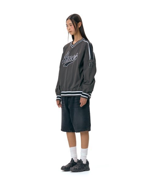 AMESWORLDWIDE（アメスワールドワイド）の「NYLON HOCKEY JERSEY CHARCOAL (AM2ESUM480A)（スウェット・レディース・その他・FREE）」の4枚目の写真