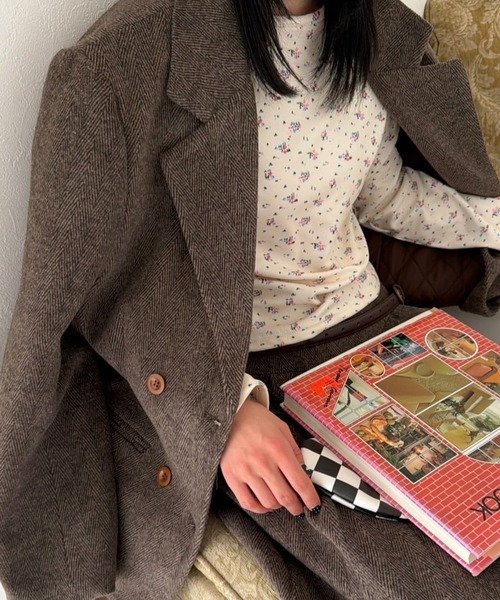 プリーツロングスカート ジャケット セットアップ（セットアップ