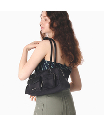 [INT] Chaming Nylon shoulder bag_Black