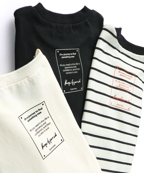 BRANSHES（ブランシェス）の「BIGシルエット長袖Tシャツ（Tシャツ/カットソー・キッズ・オフホワイト/ブラック/その他・140/120/80/110/90/100/150/130）」の11枚目の写真