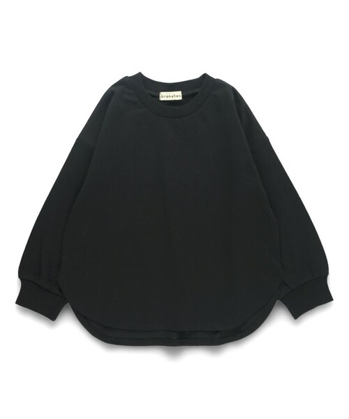 BRANSHES（ブランシェス）の「BIGシルエット長袖Tシャツ（Tシャツ/カットソー・キッズ・オフホワイト/ブラック/その他・140/120/80/110/90/100/150/130）」の4枚目の写真