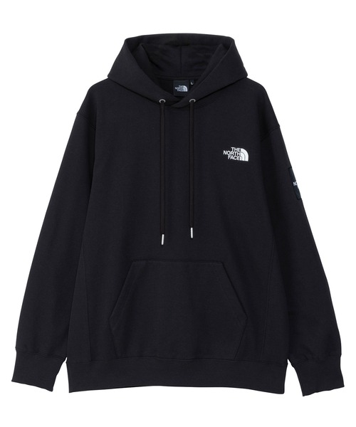 THE NORTH FACE(ザノースフェイス)の「THE NORTH FACE/ザ・ノース・フェイス プルオーバー パーカー ロゴ 裏毛 スクエアロゴフーディ― NT12333(パーカー・メンズ・ブラック/スモークグレー・M/L/XL/XXL)」の9枚目の写真