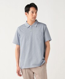 【7/9値下げ】ハニカムプリント レギュラーカラー ポロシャツ 26SS【クールビズ】
