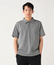【7/9値下げ】ハニカムプリント レギュラーカラー ポロシャツ 26SS【クールビズ】