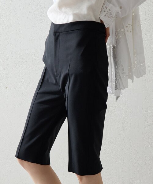 Whim Gazette(ウィムガゼット)の「ハーフストレッチパンツ(その他パンツ・レディース・ブラック/グレー・38/36)」の4枚目の写真