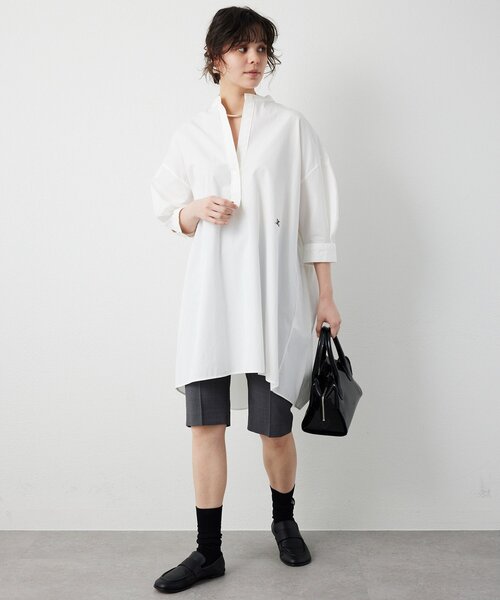 Whim Gazette(ウィムガゼット)の「ハーフストレッチパンツ(その他パンツ・レディース・ブラック/グレー・38/36)」の17枚目の写真