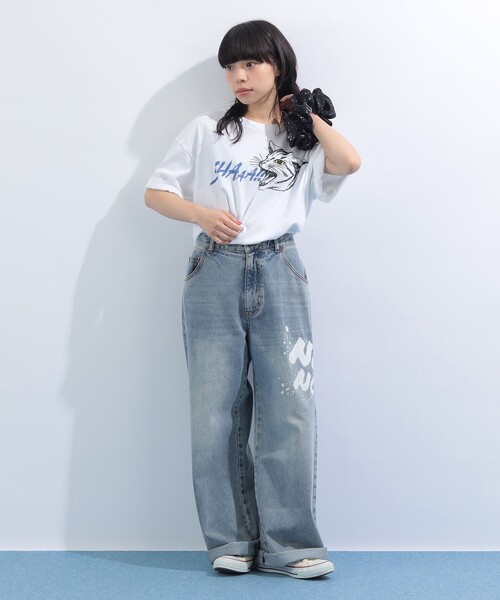 mmts(マミタス)の「SHAAA Tシャツ 旅行 レイヤード 洗濯可能 主役トップス ライブ(Tシャツ/カットソー・レディース・ブラック/ホワイト・S/M/L/XL)」の7枚目の写真