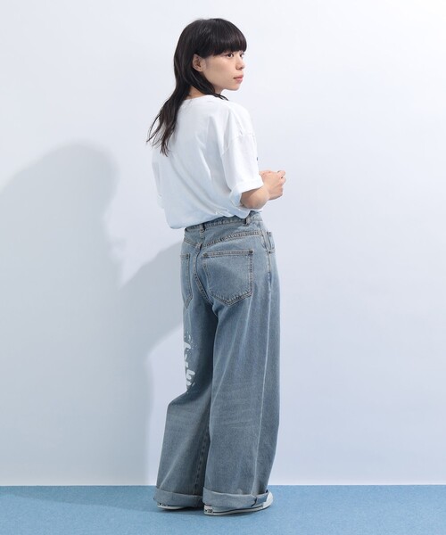 mmts(マミタス)の「SHAAA Tシャツ 旅行 レイヤード 洗濯可能 主役トップス ライブ(Tシャツ/カットソー・レディース・ブラック/ホワイト・S/M/L/XL)」の10枚目の写真