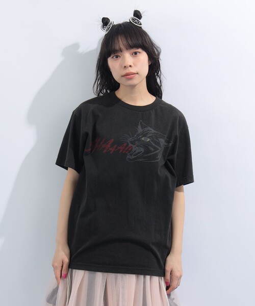 mmts(マミタス)の「SHAAA Tシャツ 旅行 レイヤード 洗濯可能 主役トップス ライブ(Tシャツ/カットソー・レディース・ブラック/ホワイト・S/M/L/XL)」の19枚目の写真